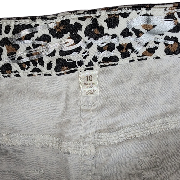 Seven7 Women's High Rise Skinny Animal Print Denim Jeans Size 10 - Picture 5 of 8